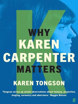 cover image of Why Karen Carpenter Matters